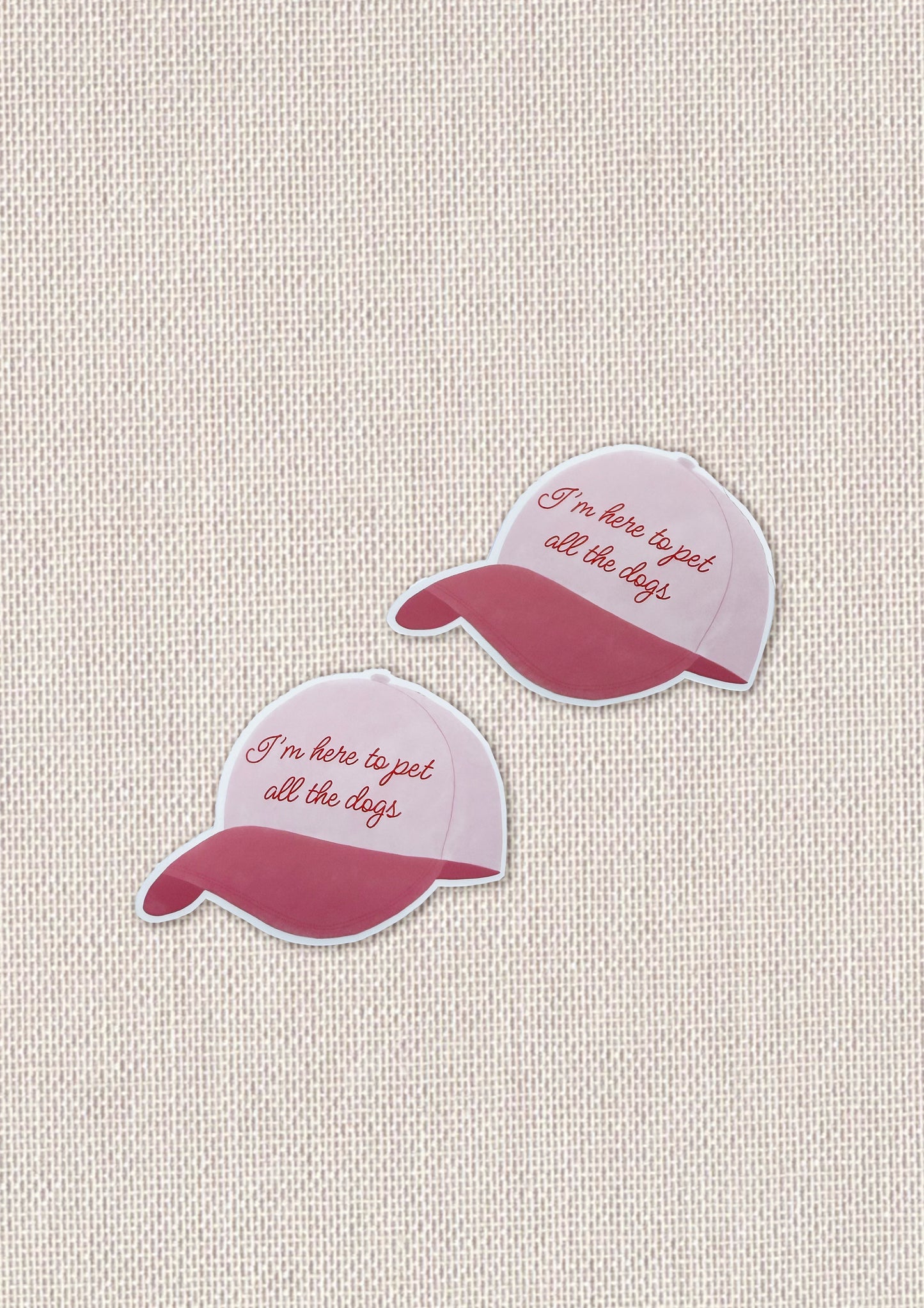 I'm Here To Pet All The Dogs Sticker