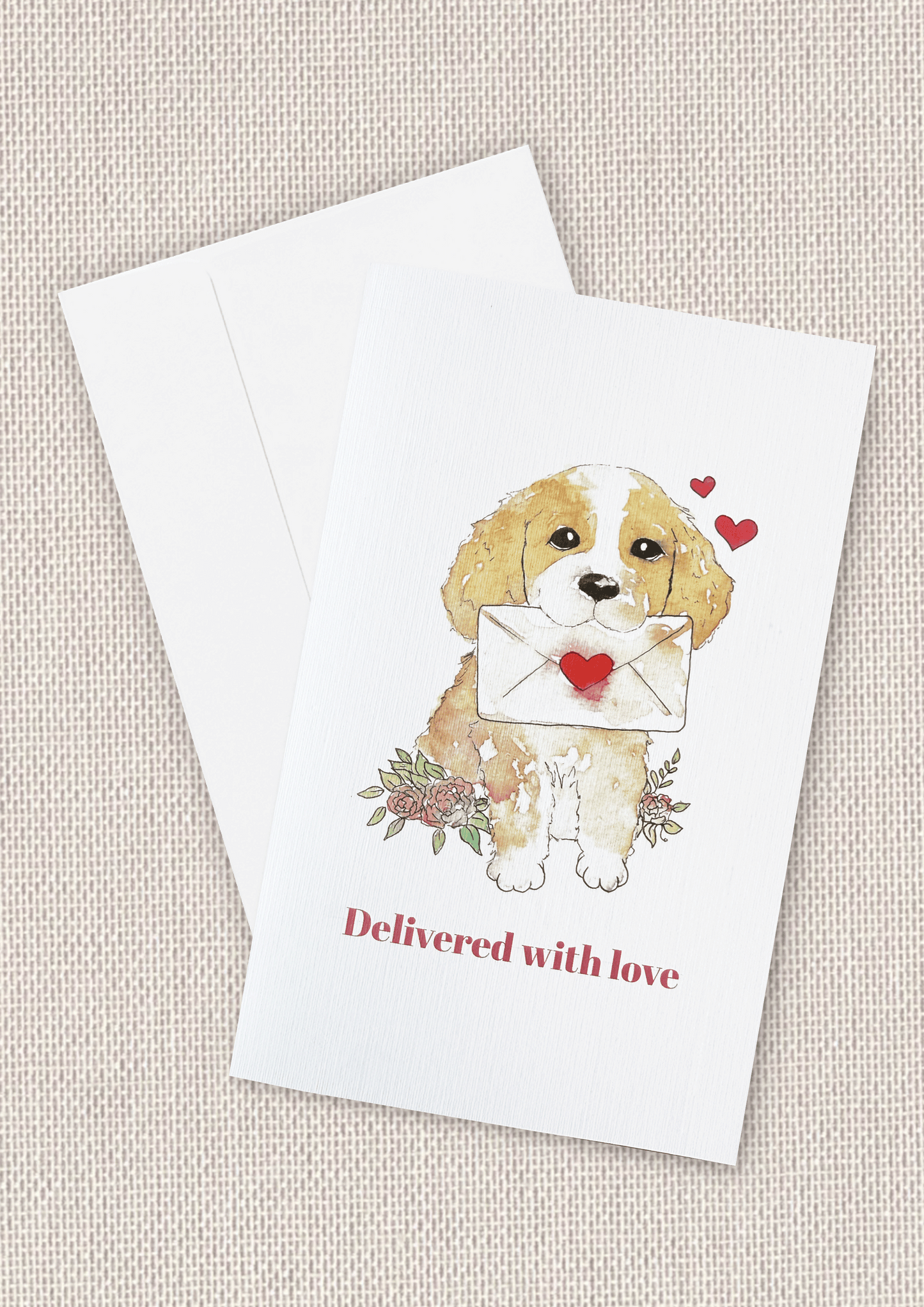 Delivered With Love Card