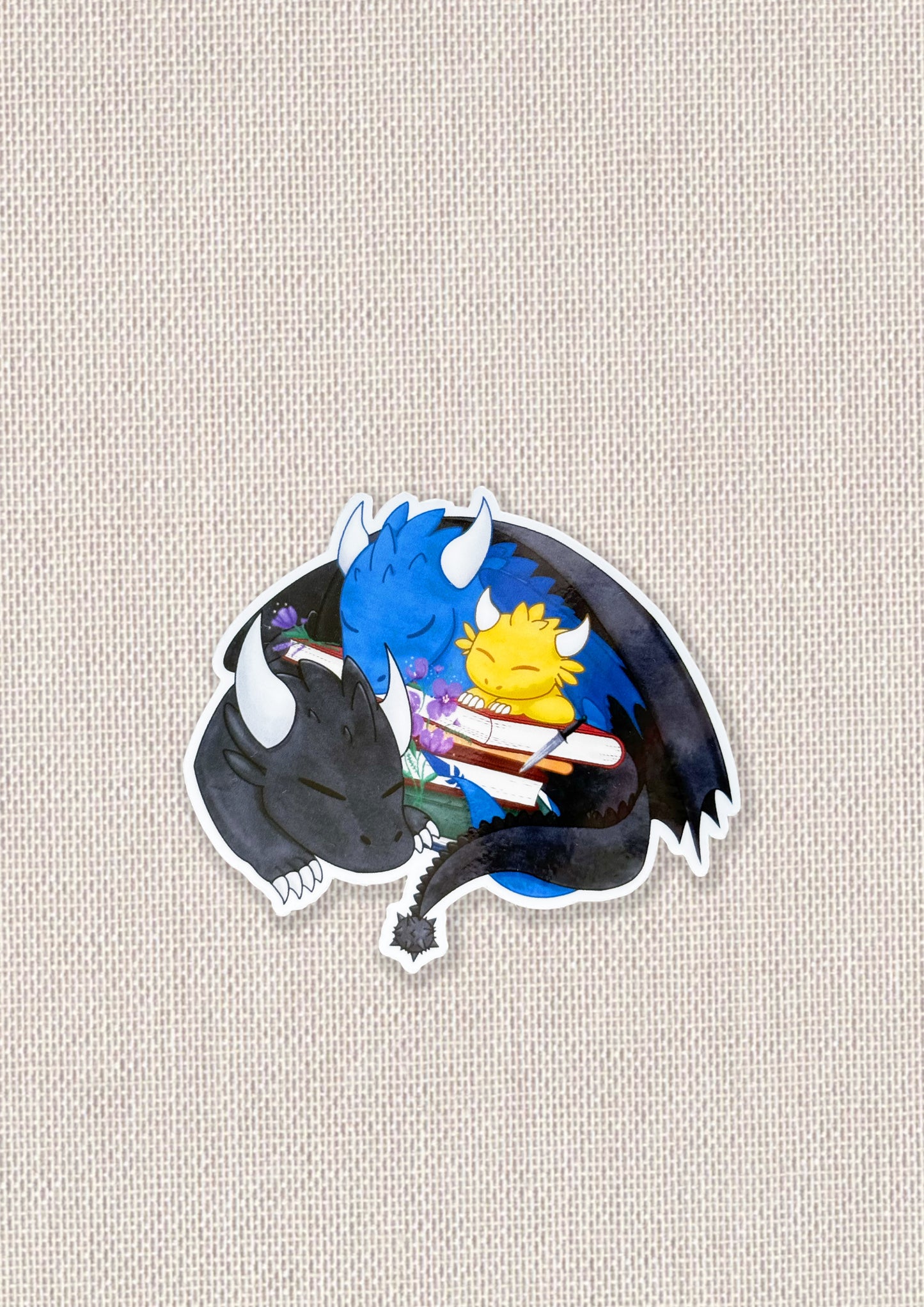 Dragon Trio Sticker