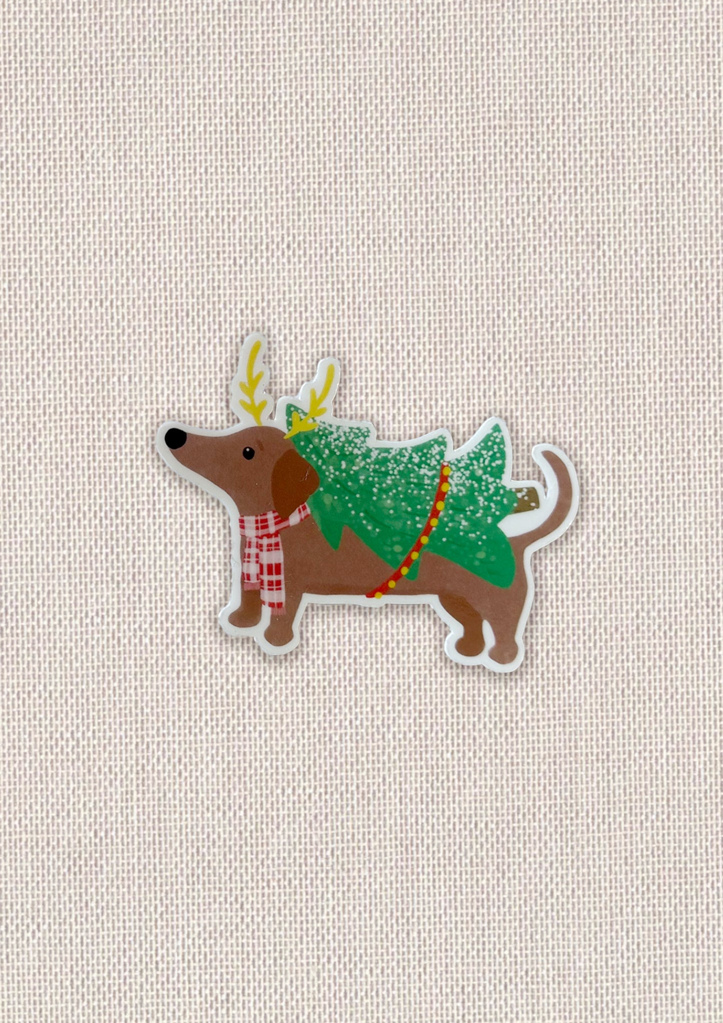 Dachshund Delivery Service Sticker