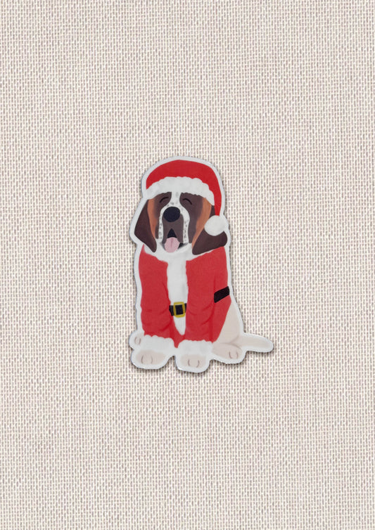 Santa Bernard Sticker