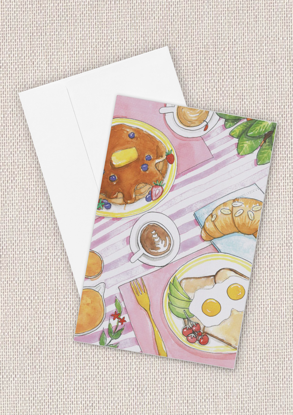 Breakfast, With Love Card