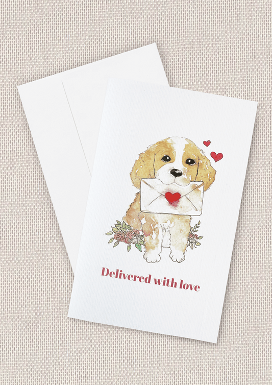 Delivered With Love Card